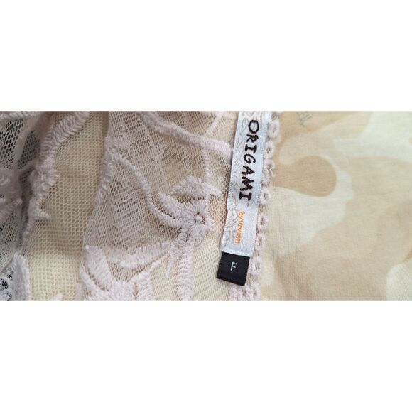 ORAGAMI Floral Lace Brown to Cream BOHO Western Cardigan One Size - Picture 10 of 10